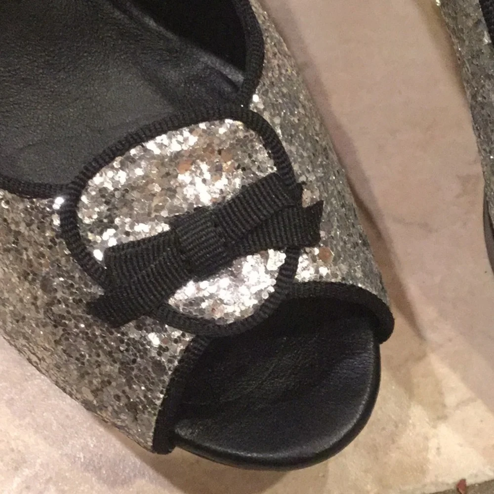 🎊👠HP Pour La Victoire Sky High Silver Heels